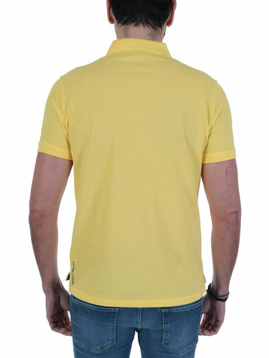 Institutional Polo Short Sleeve Yellow Blouse