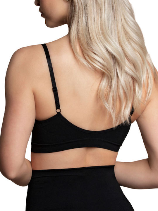 Bye Bra Medium Control Women's Sports Bra without Padding Black