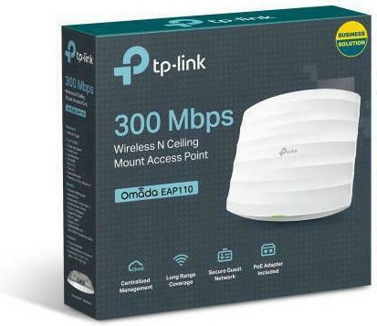 TP-LINK EAP110 v1 Access Point Wi‑Fi 4 Single Band (2.4GHz)