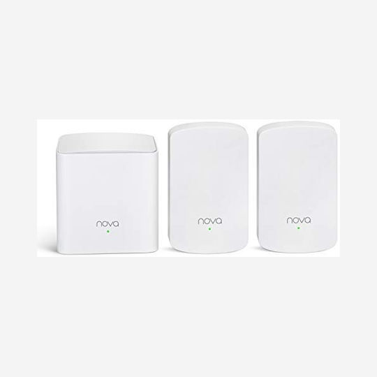 Tenda MW5 Rețea WiFi Mesh Punct de acces Wi-Fi 5 Banda Duală (2.4 și 5GHz) în Kit triplu