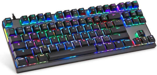 Motospeed K82 Gaming Μηχανικό Πληκτρολόγιο Tenkeyless με Outemu Red διακόπτες και RGB φωτισμό (Αγγλικό US)