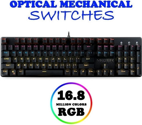 Armaggeddon MKO-13RB Enterprise Gaming Μηχανικό Πληκτρολόγιο με Custom διακόπτες και RGB φωτισμό (Αγγλικό US)