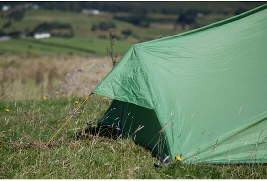 Vango Nevis 200 Pamir Green Camping Tent Tunnel Green with Double Cloth 4 Seasons for 2 People Waterproof 3000mm 245x185x105cm