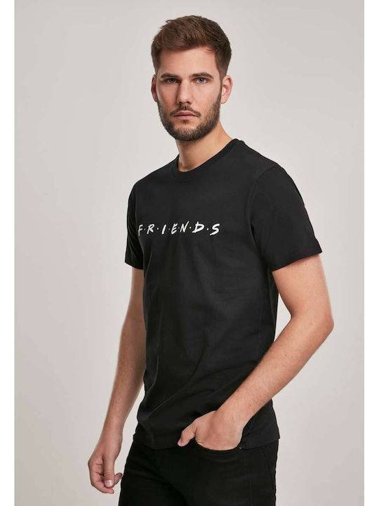 Merchcode Friends MC350 T-shirt σε Μαύρο χρώμα