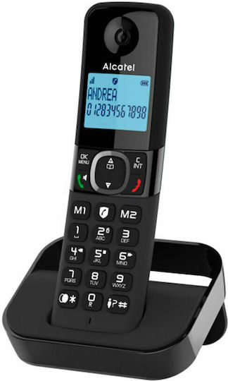 Alcatel F860 Cordless Phone with Greek Menu Black