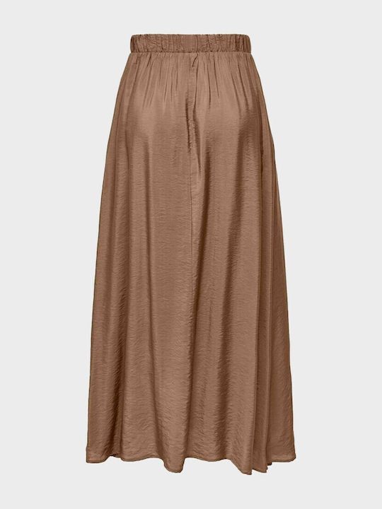 High-waisted Maxi Skirt Toasted Coconut