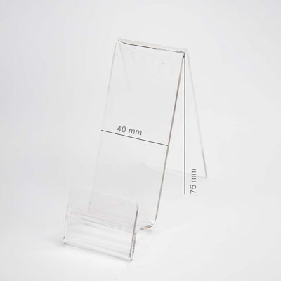 Plexi Desk Stand for Mobile Phone in Transparent Colour