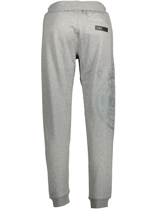 Plein Sport Men's Sweatpants with Rubber Gray