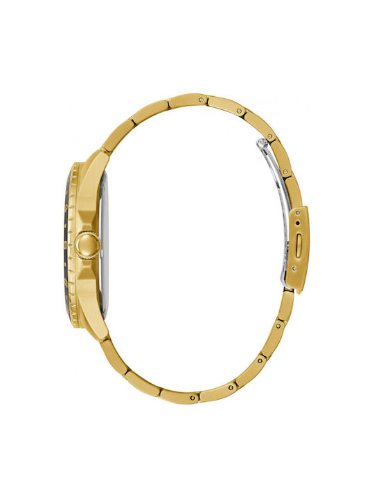 Guess Uhr Batterie mit Gold Metallarmband