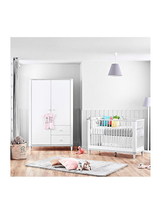 Ντουλάπα Aden Δίφυλλη 119x56x192cm Ντουλάπα Aden Δίφυλλη 119x56x192cm