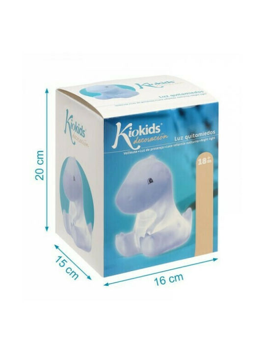 Kiokids Led Kids Decorative Lamp Dinosaur Blue 18x12x19εκ.