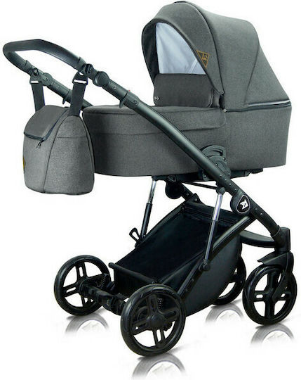 Milu Kids Atteso Ρυθμιζόμενο Καρότσι 2 σε 1 Kατάλληλο για Nεογέννητο Μπεζ