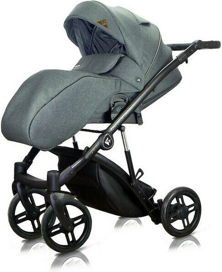 Milu Kids Atteso Ρυθμιζόμενο Καρότσι 2 σε 1 Kατάλληλο για Nεογέννητο Μπεζ