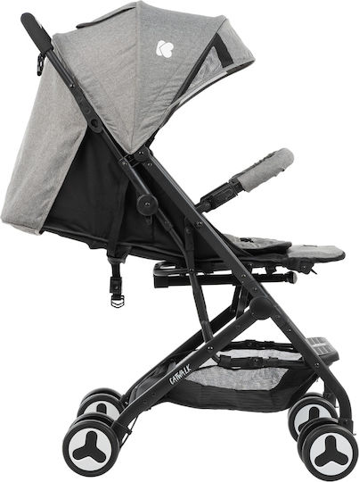 Kikka Boo Catwalk Reglabil Cărucior pentru Bebeluși Potrivit de la 6+ Luni Gri 7.2kg