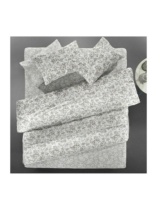 Guy Laroche Bettbezug-Set Übergröße mit 2 Kissenbezügen 225x245 Cynthia Natural