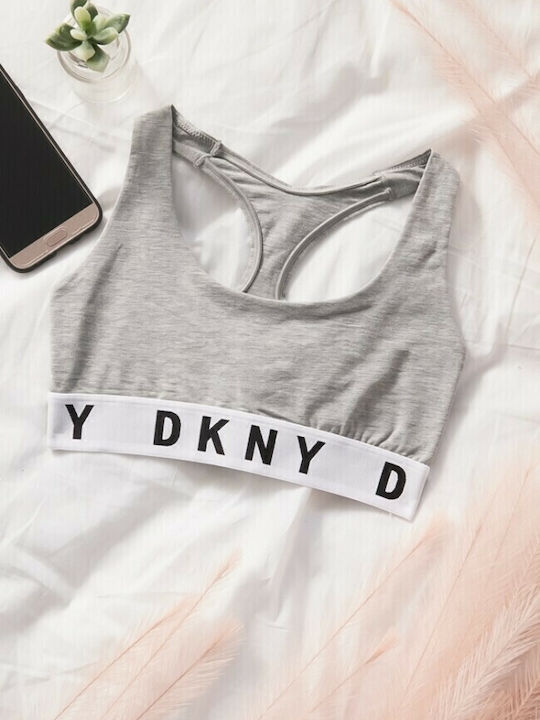 Boyfriend Women's Bra without Padding Gray