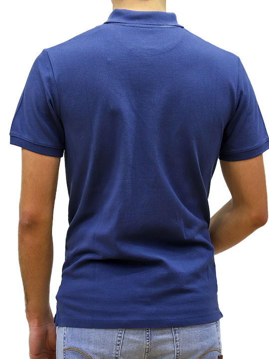 Timberland Herren Shirt Kurzarm Polo Blau