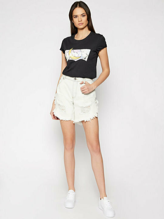 Perfect Batwing Dreamy Γυναικείο T-shirt Μαύρο