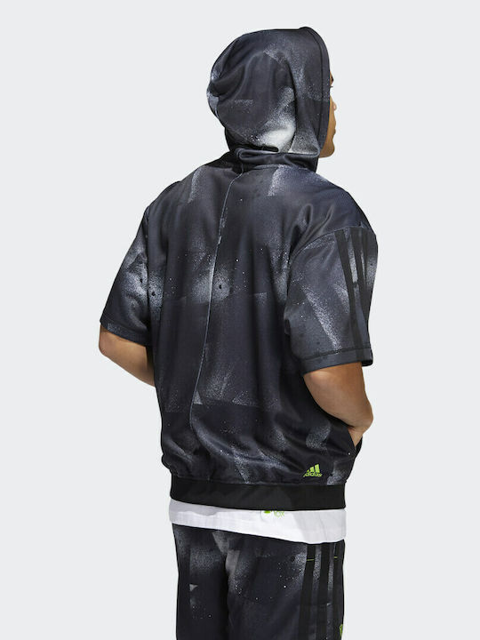 Donovan Mitchell Sweatshirt mit Kapuze Schwarz