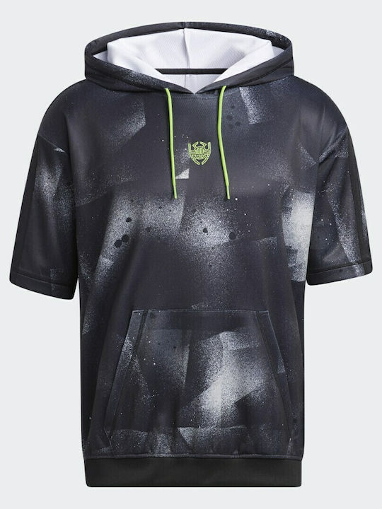 Donovan Mitchell Sweatshirt mit Kapuze Schwarz
