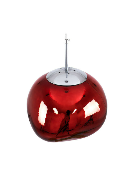 GloboStar Dixar Pendant Light Red Ball with Socket E27 41x41x45cm
