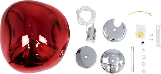 GloboStar Dixar Pendant Light Red Ball with Socket E27 41x41x45cm