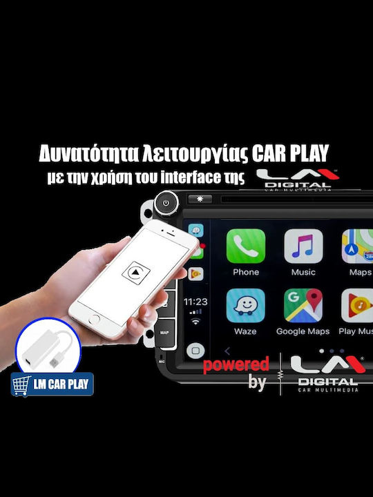 LM Digital Auto-Audiosystem für Mercedes-Benz Sprinter / Vito / Viano Alfa Romeo Spinne 2004-2012 (Bluetooth/USB/AUX/WiFi/GPS/Apple-Carplay/Android-Auto) mit Touchscreen 9"