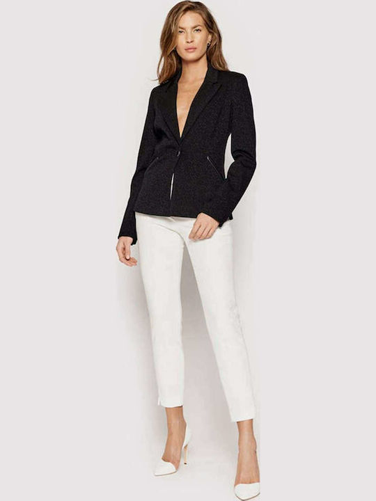Guess Women's Waisted Blazer Black