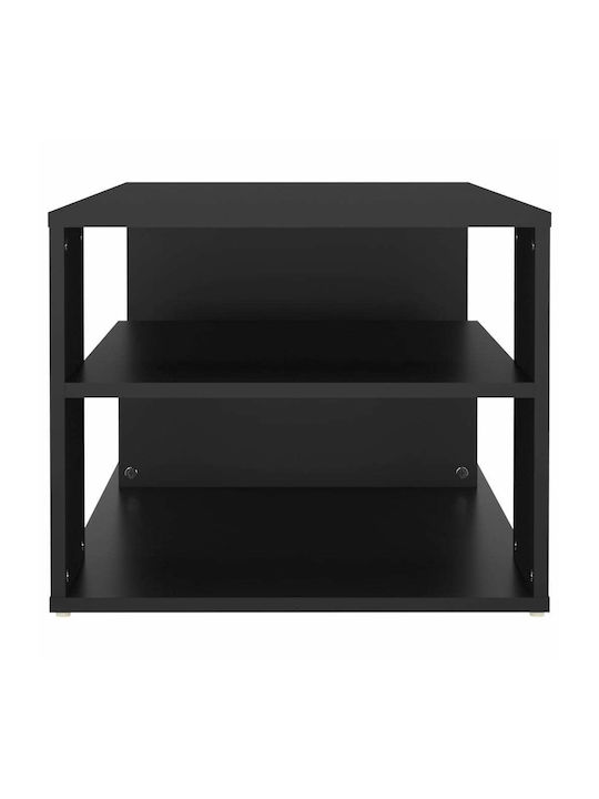 Rectangular Coffee Table Wooden Black L100xW50xH40cm.