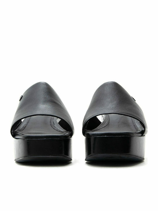 Kendall + Kylie Bansa Leather Mules Black KKS.2S1.080.003