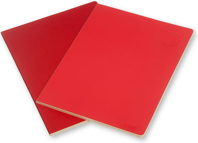 Volant Notebook XL Geranium Scarlet Red