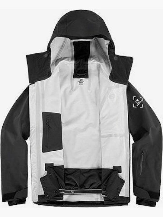 Salomon Outlaw LC1418800 Ανδρικό Μπουφάν για Σκι & Snowboard Μαύρο