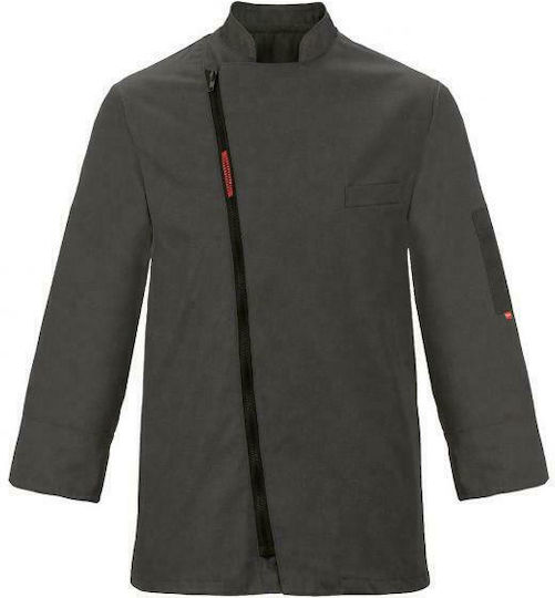 Toma Youniform Coat Chef Gray with Long Sleeve Fast
