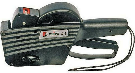 Blitz C8 Mechanical 1 Row Portable Label Maker Black