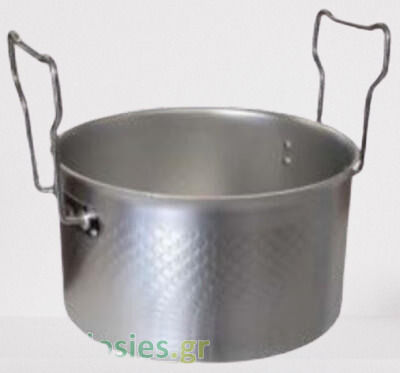 Oală Profesională Aluminiu Cu Capacitatea 15.3lt cu Diametru 32cm și Înălțime 19cm.