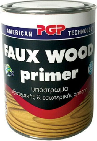 PGP Faux Wood Primer Υπόστρωμα Μπεζ Κατάλληλο για Ξύλο 0.75lt