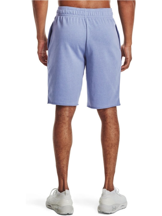 Under Armour Rival Terry Sportliche Herrenshorts Hellblau