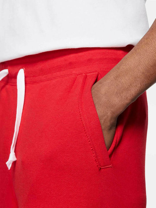 Sportswear Alumni Αθλητική Ανδρική Βερμούδα Κόκκινη
