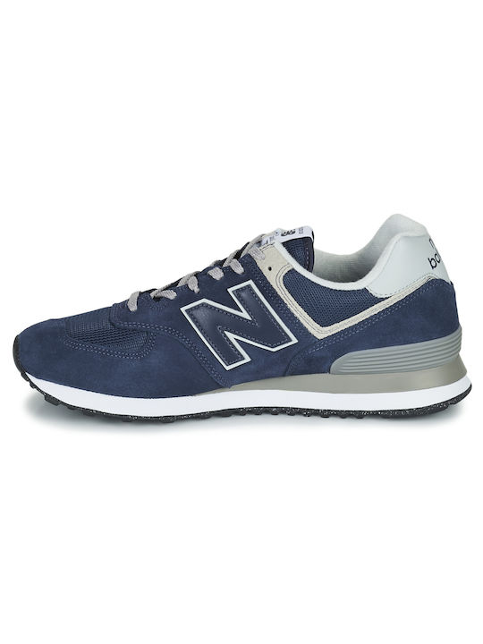 New Balance 574 Ανδρικά Sneakers Navy Μπλε