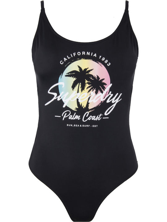 Black One Piece Swimsuit
