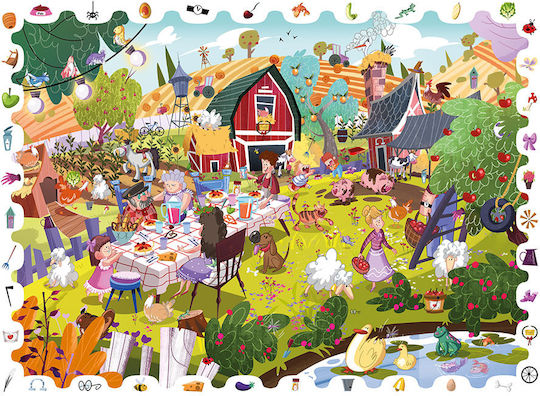 Kinderpuzzle Erkunde den Bauernhof für 5+ Jahre+ Jahre 108pcs Ludattica