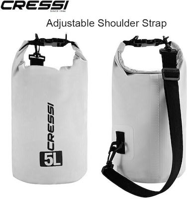 CressiSub Dry Shoulder Bag 5lt White