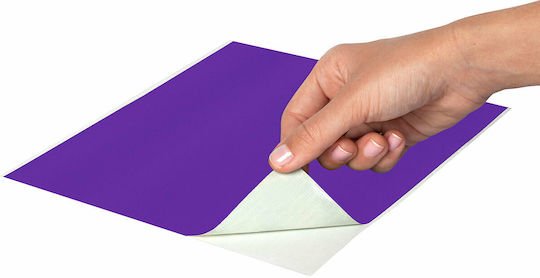 Duck Αυτοκόλλητο Διακόοσμητικό Φύλλο Tape Sheets 1τμχ Purple Diva 21x25,4εκ.