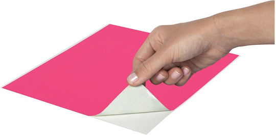 Duck Adhesive Decorative Sheet Tape Sheets 1pcs Funky Pink 21x25.4cm