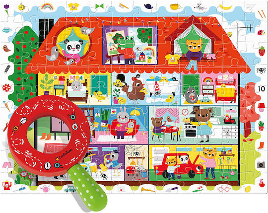 Kids Puzzle Exploring my House for 5++ Years 108pcs Ludattica