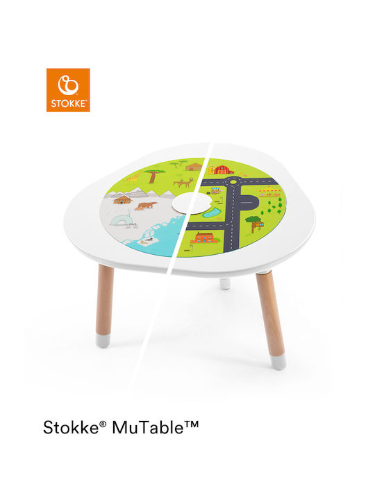 Mutable Kids Table made of Wood White