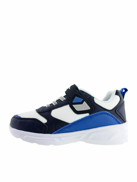 Wave B Ps Kids Sneakers with Scratch & Lights White