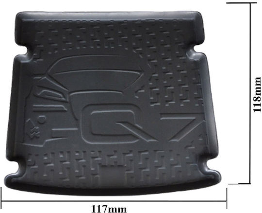 Carner Πατάκι Πορτμπαγκάζ Τύπου Σκαφάκι για Audi Q7 2005-2015 Μαύρο