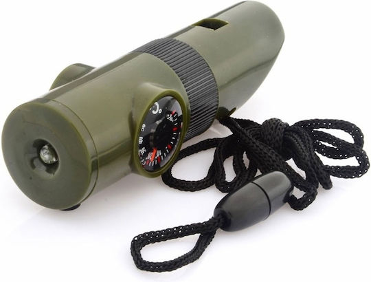 Mil-Tec Survival Whistle 6in1 Χακί