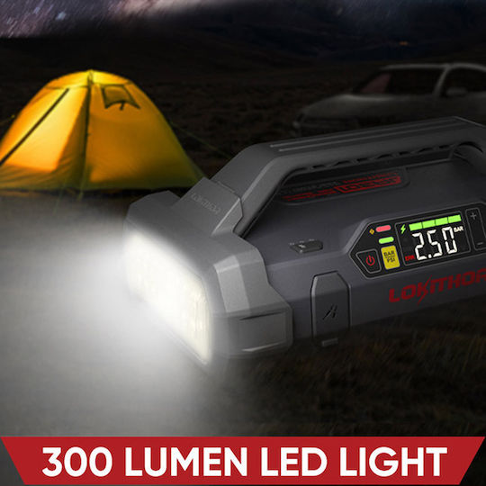 Lokithor JA301 Portable Car Battery Jump Starter 20000mAh with Power Bank / Φακό / USB 12V